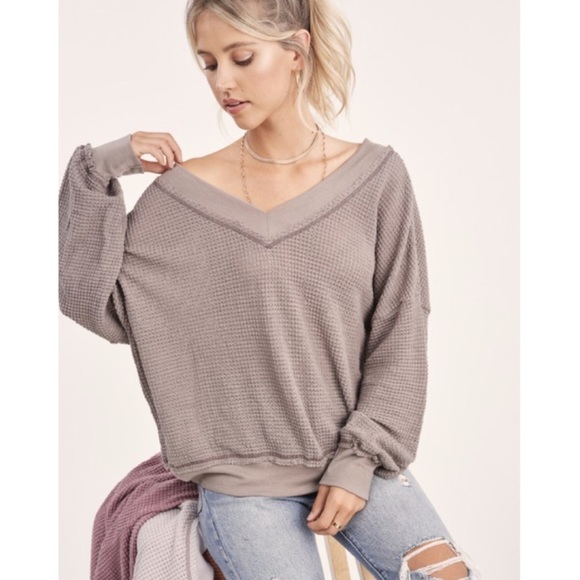 📢[LAST ONE] Autumn Knit Sweater- In mocha - Picture 5 of 6